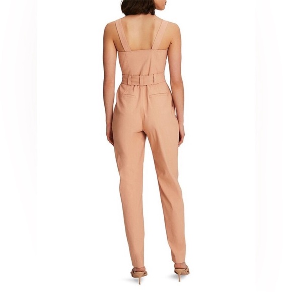 A.L.C. Cyprus Linen Jumpsuit Rose Ash 2 - Picture 3 of 9